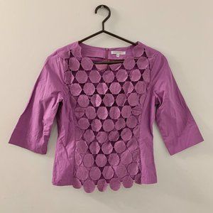 Naracamicie Made in Italy Pink Purple Tops